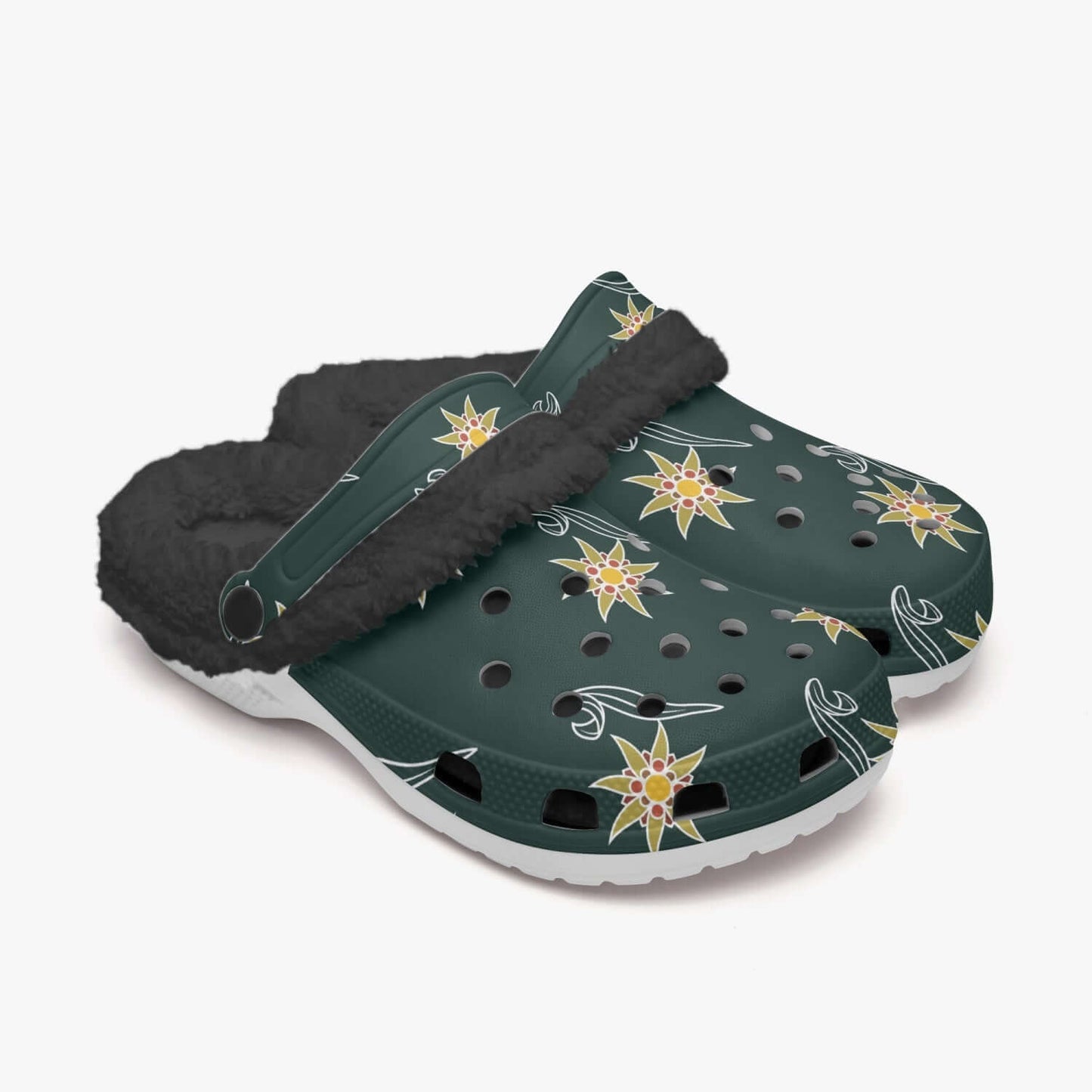 Gefütterte Sandalen/Schlappen Edelweiss