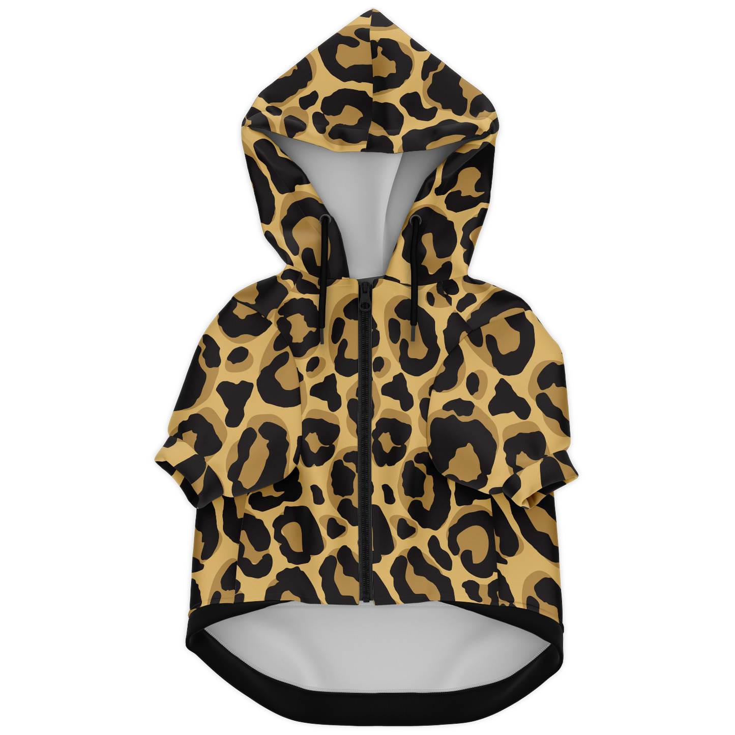 Kapuzenpulli mit Reißverschluss für Hunde | Leopard