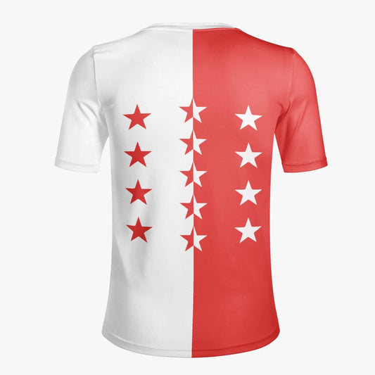 T-shirt Valais Drapeau