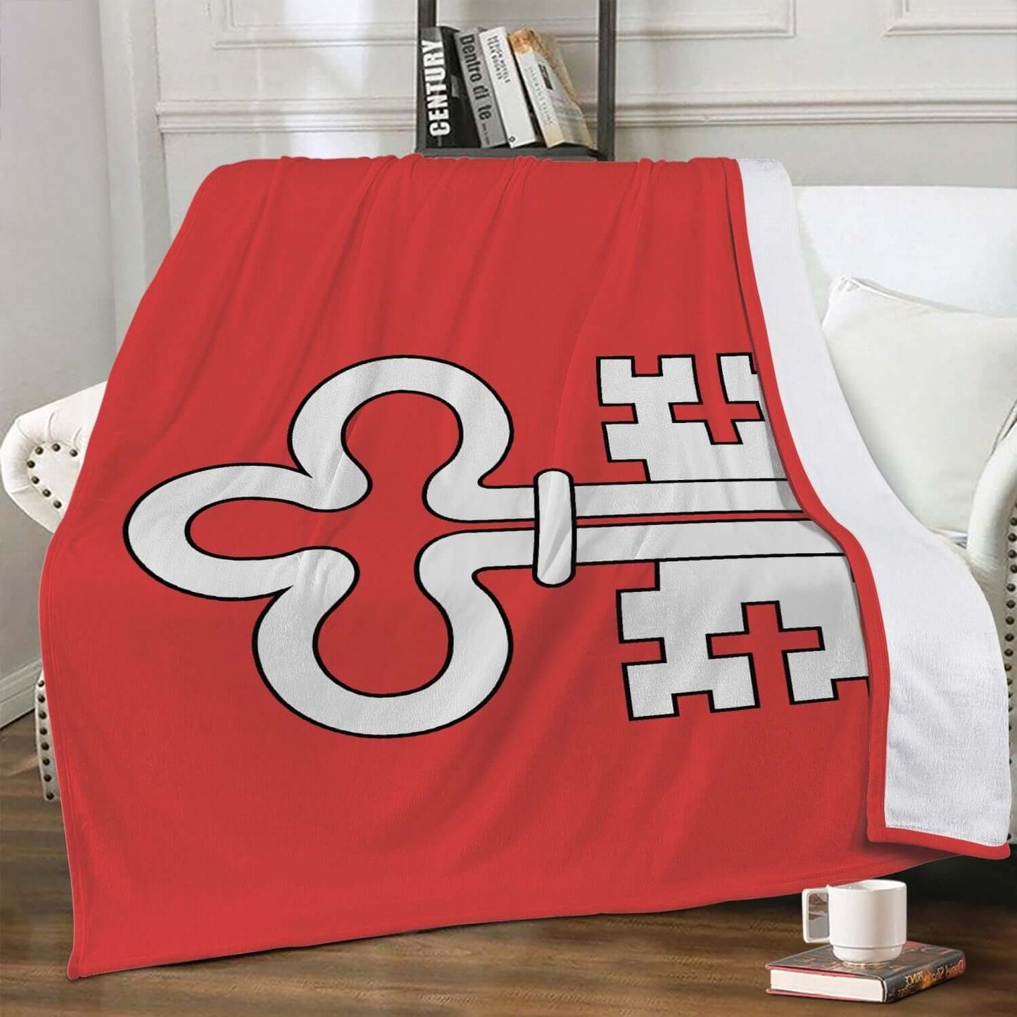 Couverture polaire Nidwald drapeau
