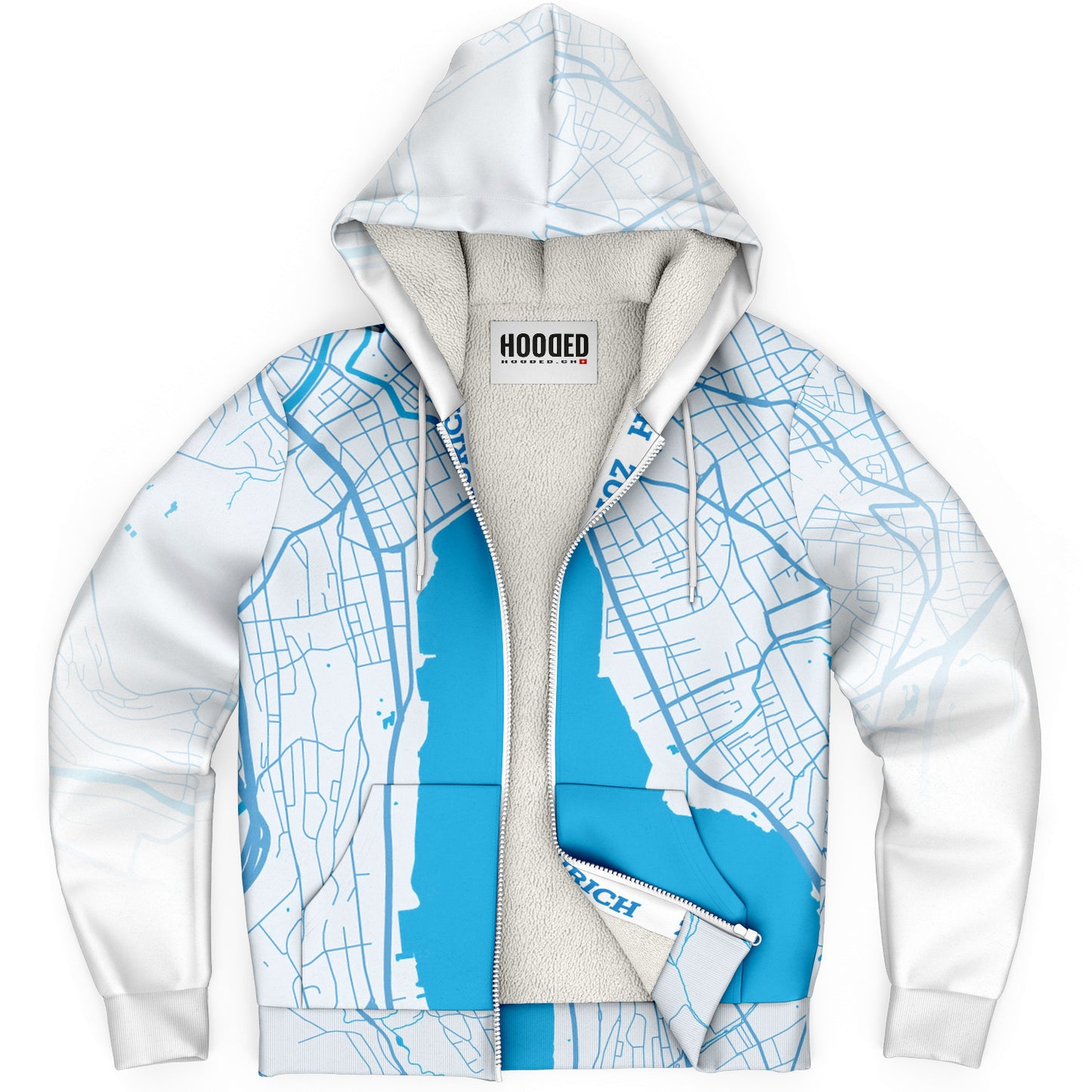 Deluxe Hoodie | Zurich map