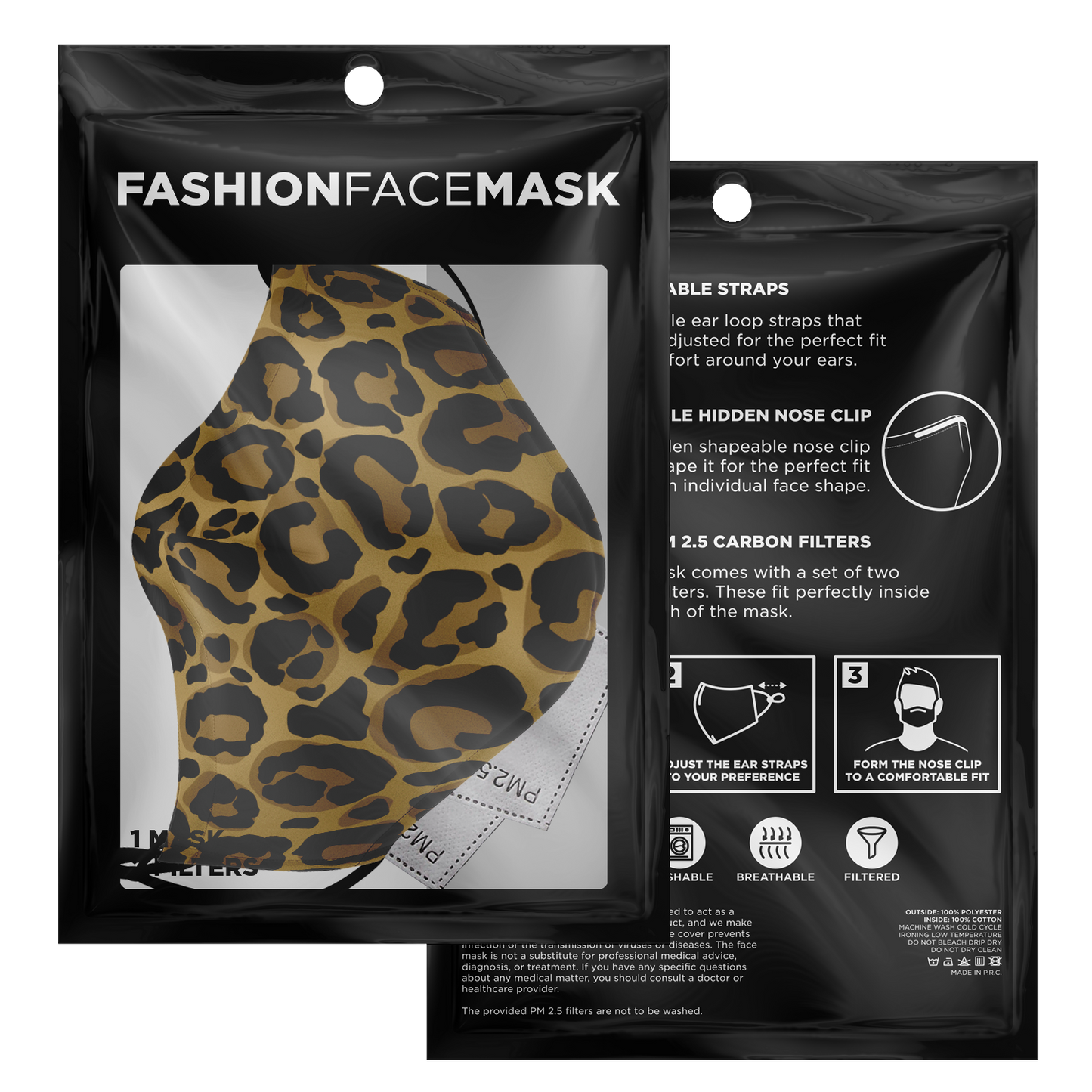 Baumwollmaske | Leopard