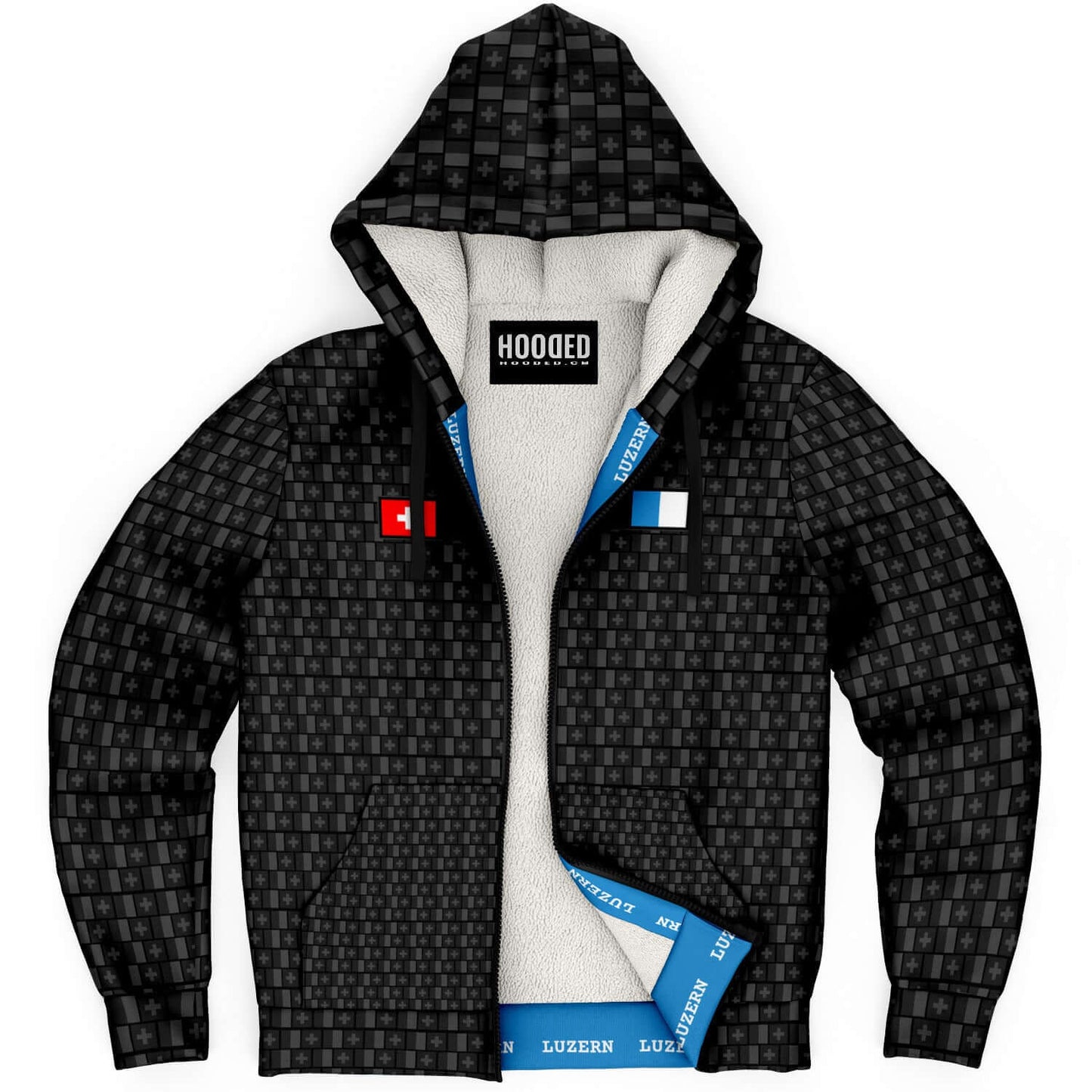 Deluxe Hoodie - Luzern Muster
