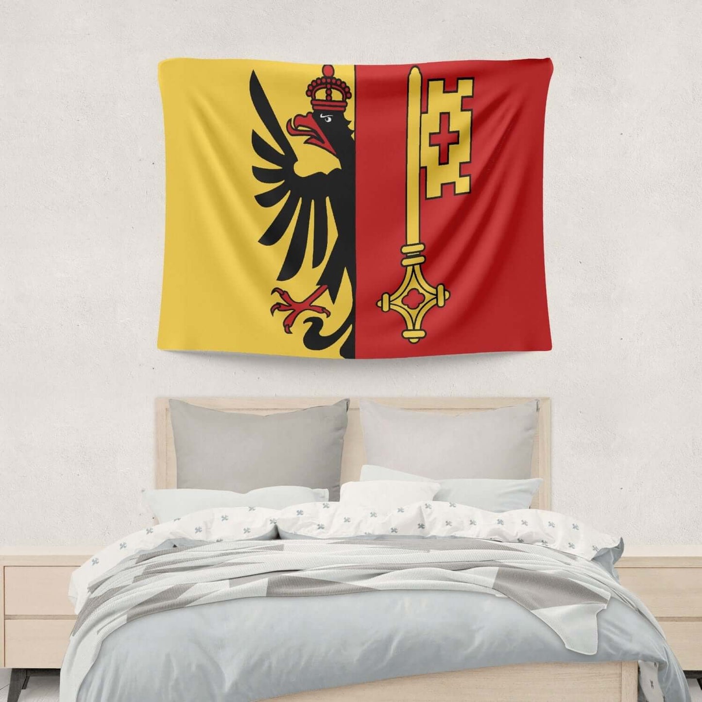 Genf - Wandteppich Flagge