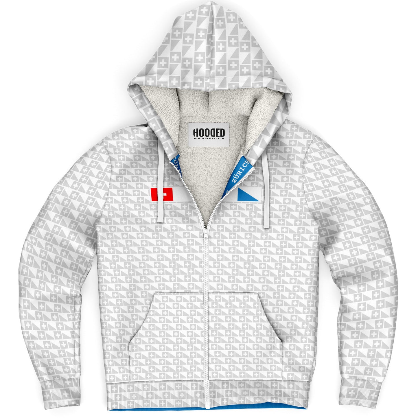 Deluxe Hoodie | Zurich motif blanc