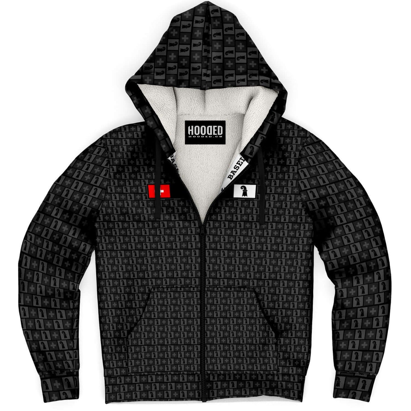 Deluxe Hoodie | Basel-Stadt Muster