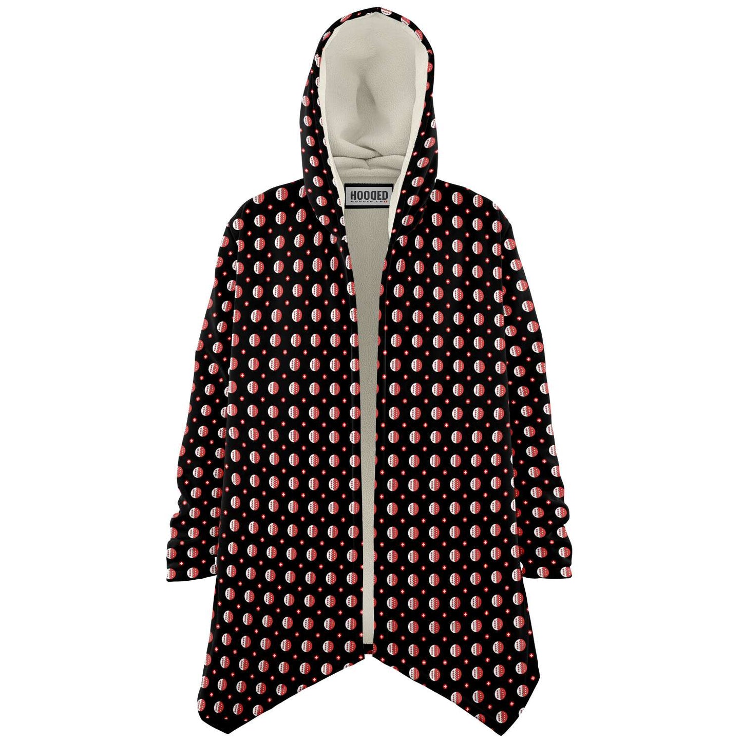 Microfleece Cape Coat | Walliser Muster
