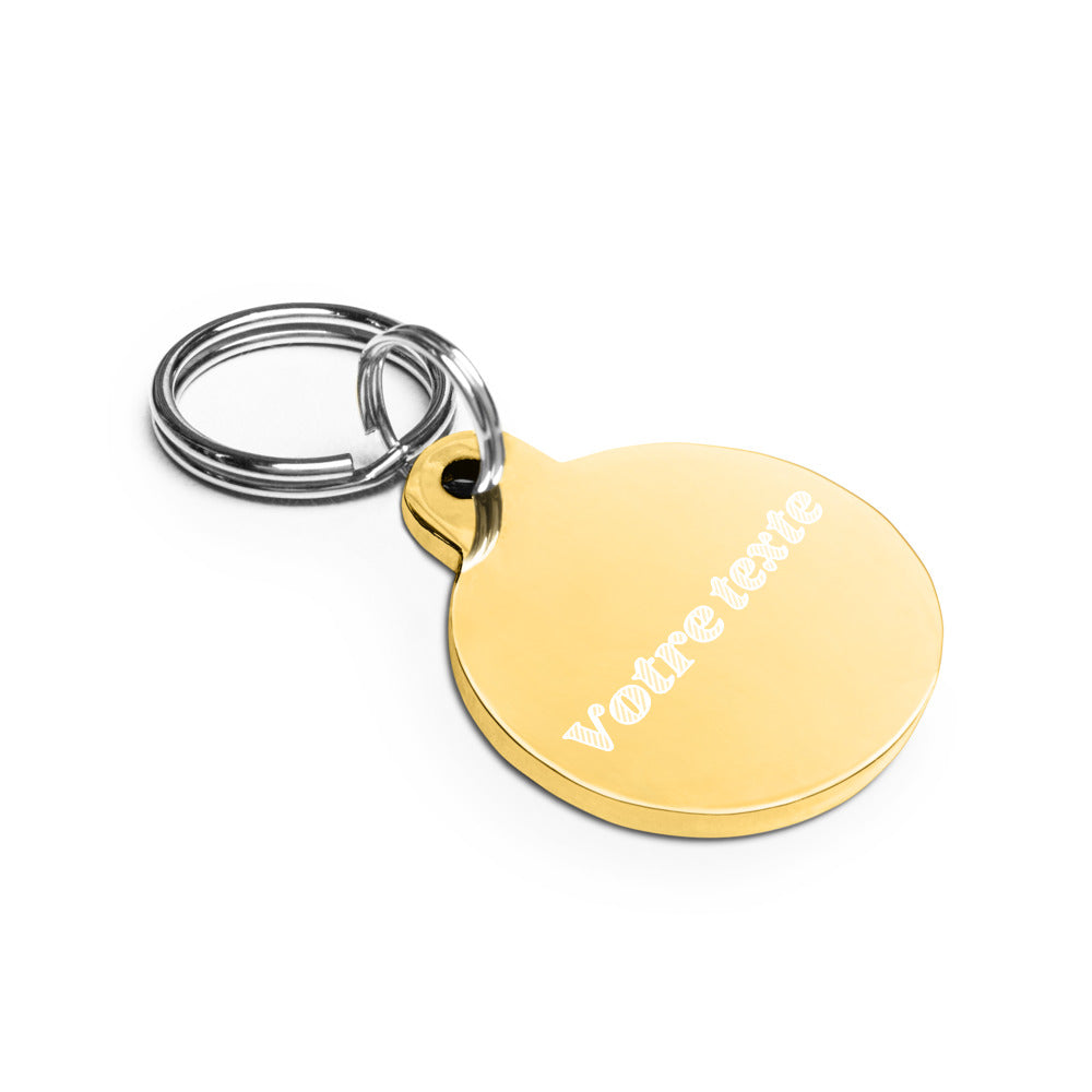 Médaillon gravé personnalisable