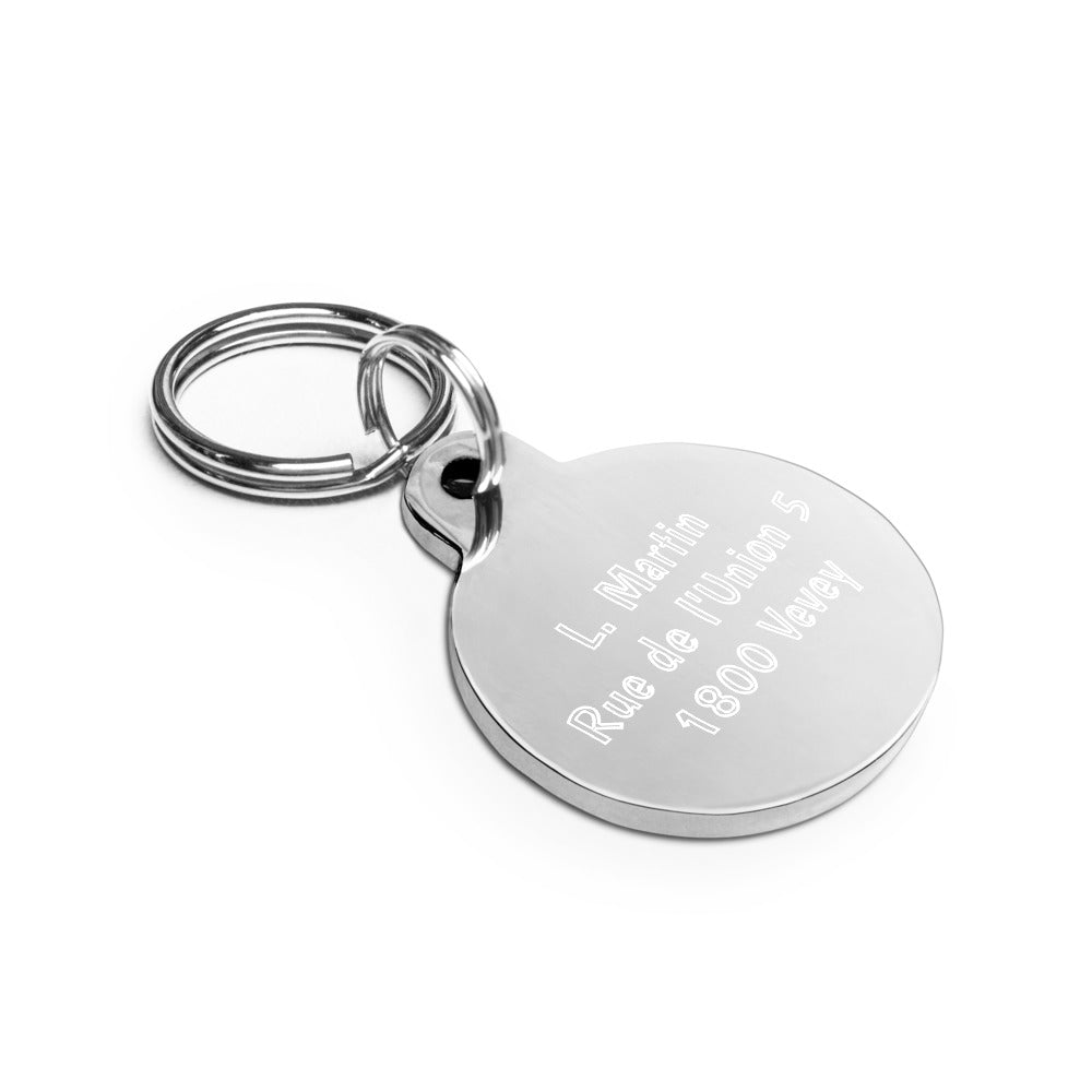 Médaillon gravé personnalisable
