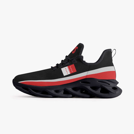 Sneakers Valais noir - Hommes/Femmes