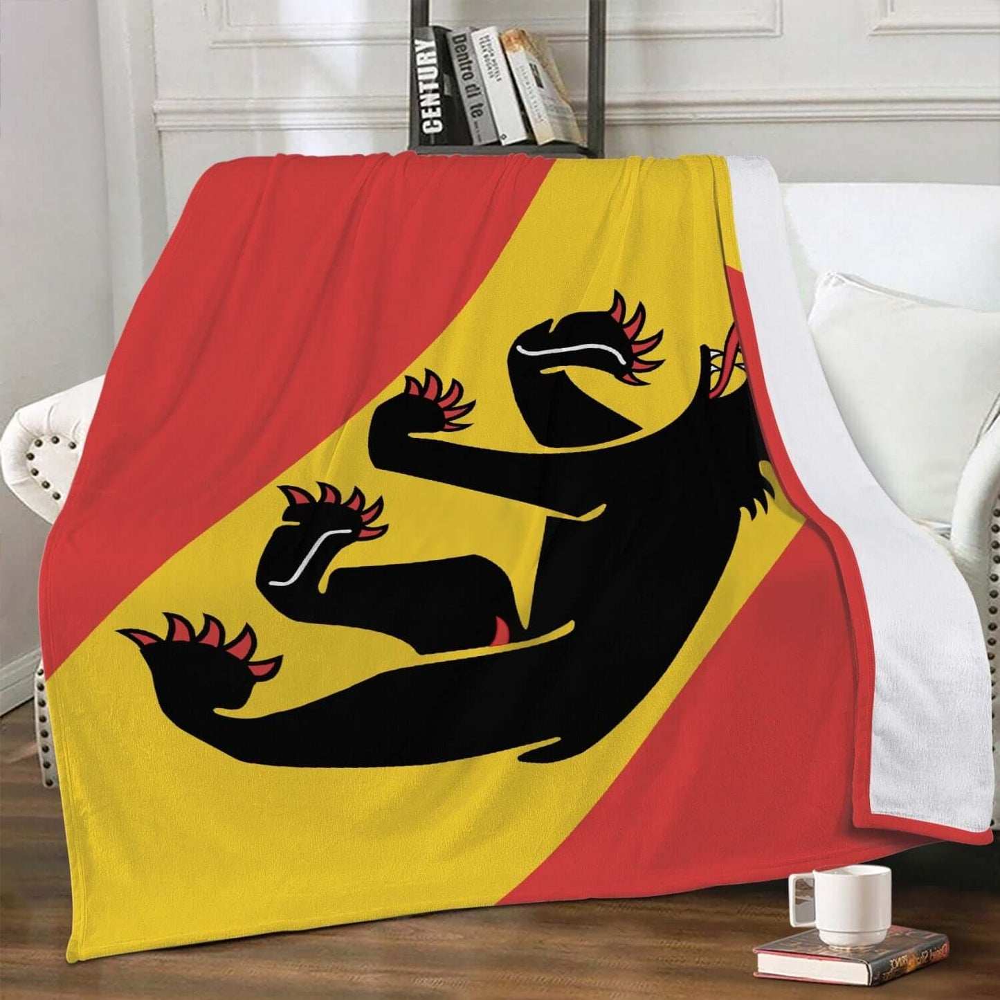Couverture polaire Berne drapeau