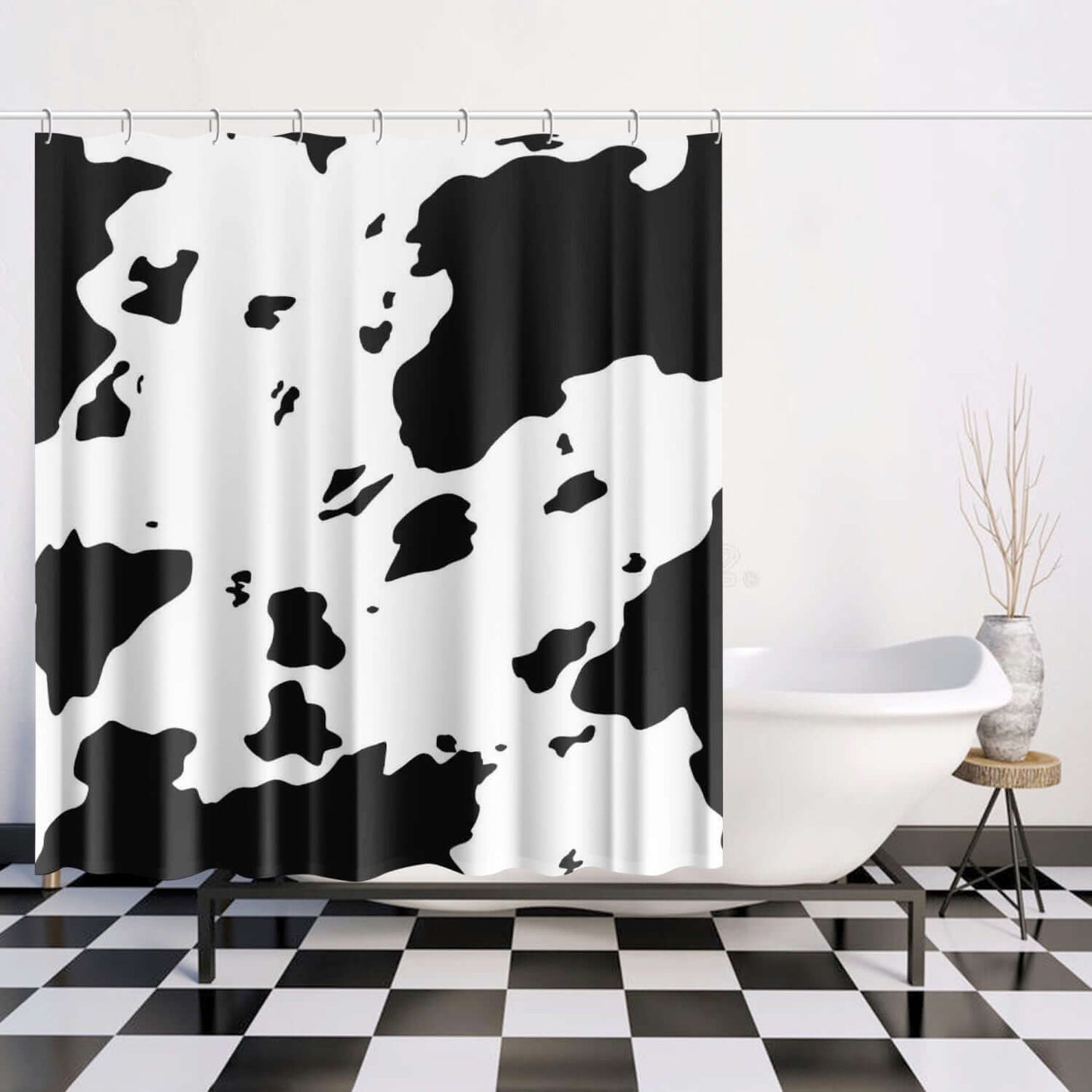 Rideau de douche Effet Peaux de Vache