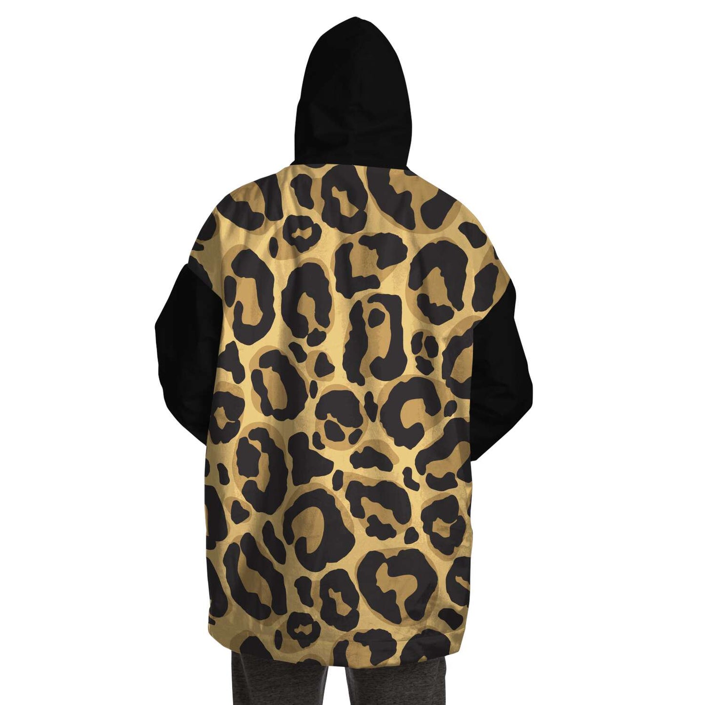 Snug hoodie | Léopard noir