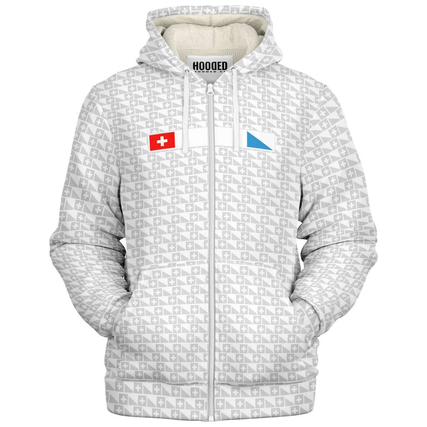 Deluxe Hoodie | Zurich motif blanc