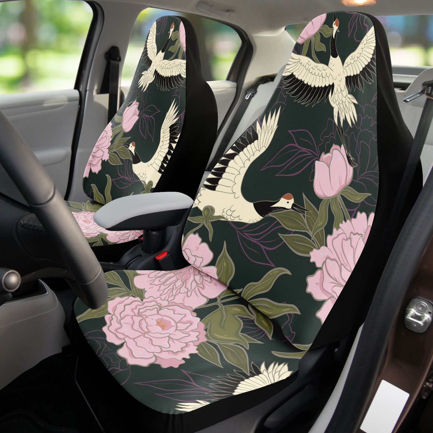 Housse de siège auto | Pivoines