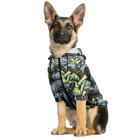 Sweat à capuche zippé pour chiens | Carpes koï