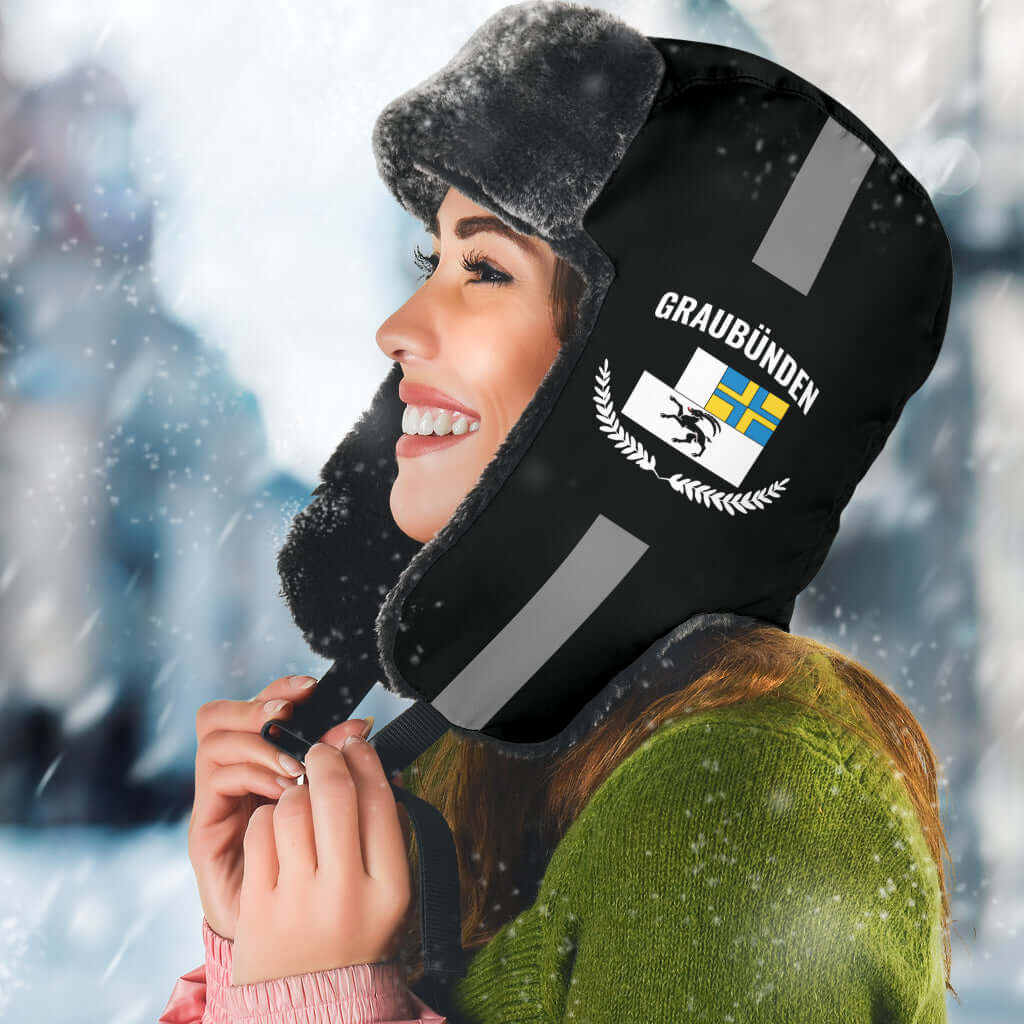 Chapeau de trappeur Grisons
