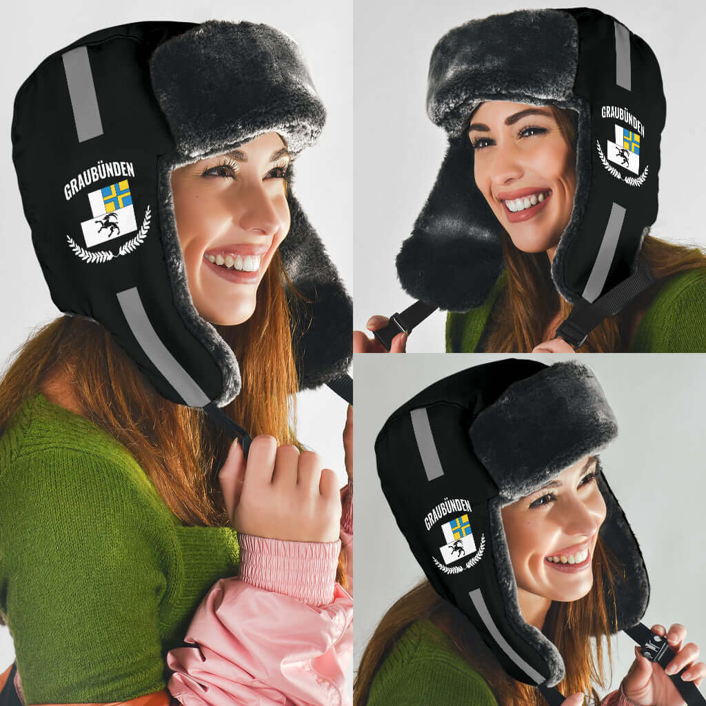 Chapeau de trappeur Grisons