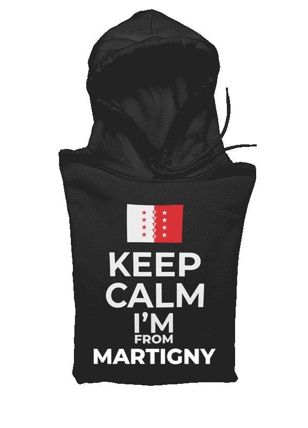Sweat BIO personnalisable | Keep calm i`m from "Votre ville"