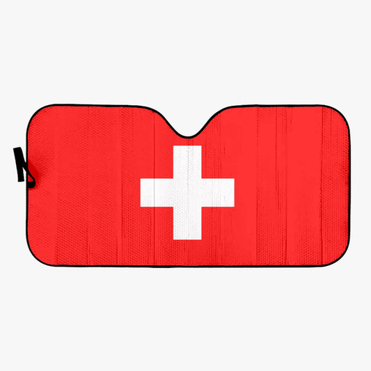 Schweiz Flagge - Sonnenblende Auto
