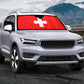 Schweiz Flagge - Sonnenblende Auto