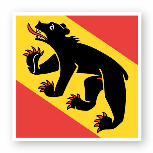 Autocollant Drapeau Berne