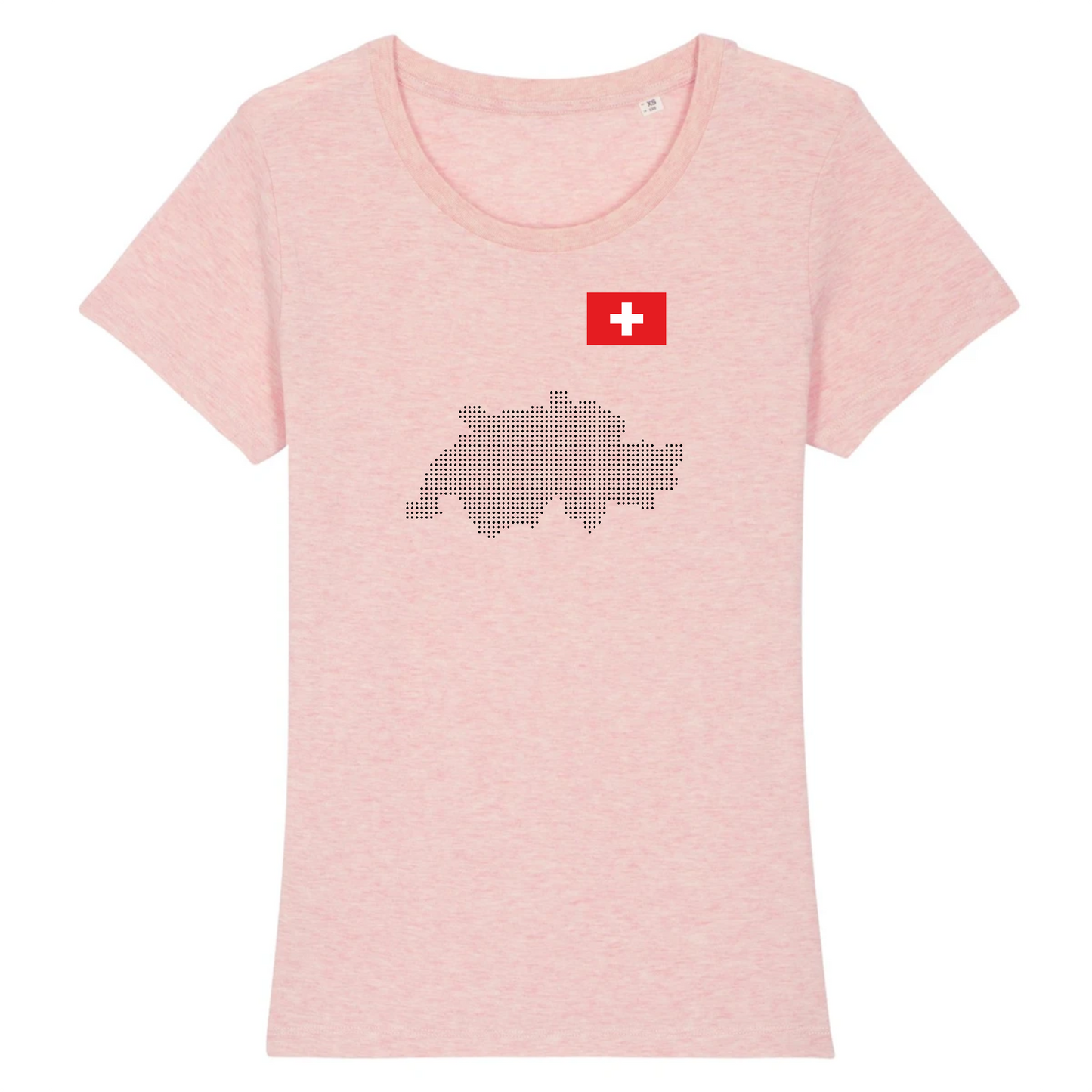 T-shirt BIO femme | Suisse map