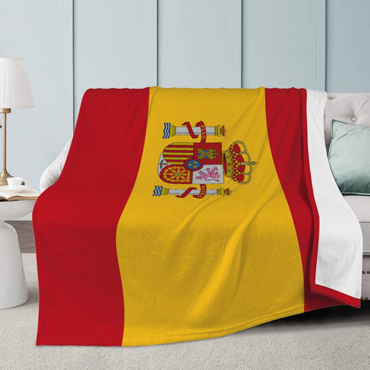 Couverture polaire Espagne drapeau