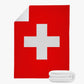 Fleecedecke Schweiz Flagge