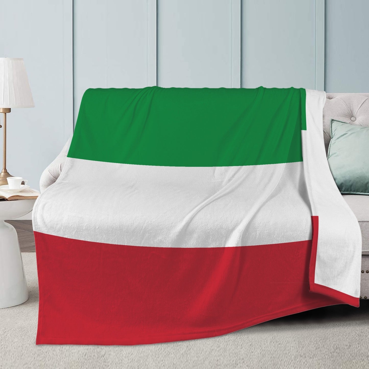 Couverture polaire Italie drapeau