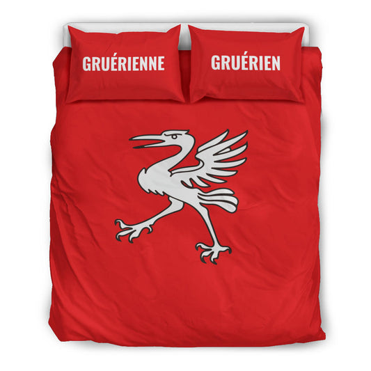 Gruérienne / Gruérien Bettbezug + Kissenbezüge