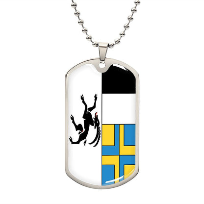Collier Grisons médaille - Gravure personnalisée