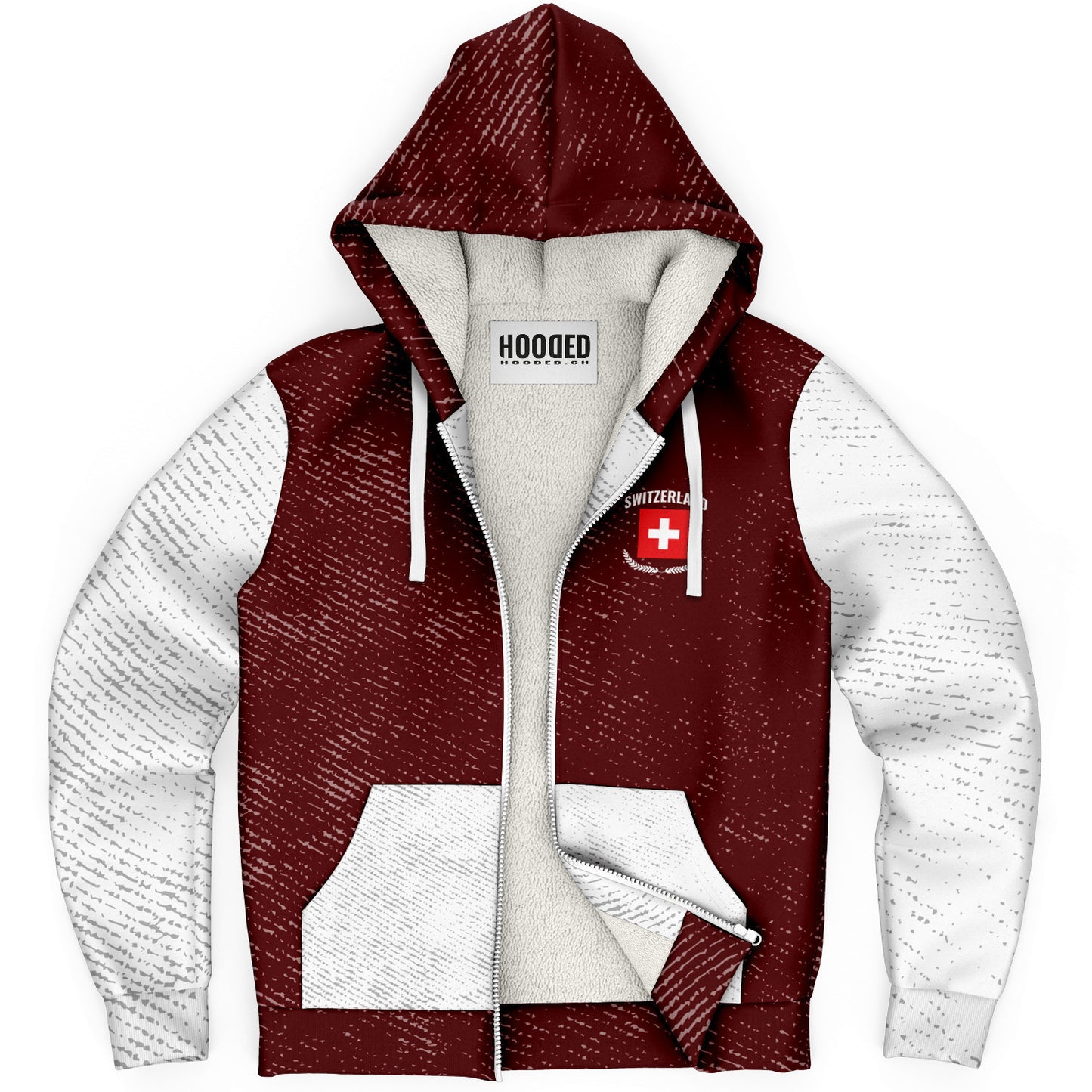 Deluxe hoodie jaquette - Switzerland