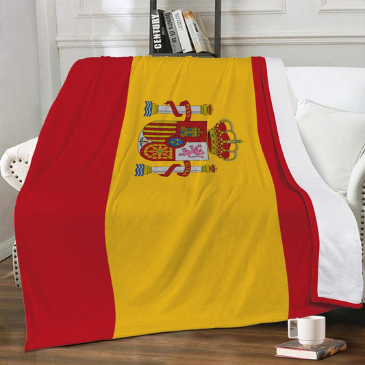 Fleecedecke Spanien Flagge