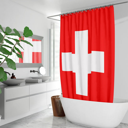 Schweizer Duschvorhang