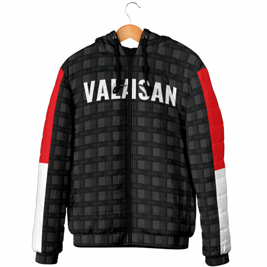 Veste doudoune noir Valaisan/ Valaisanne