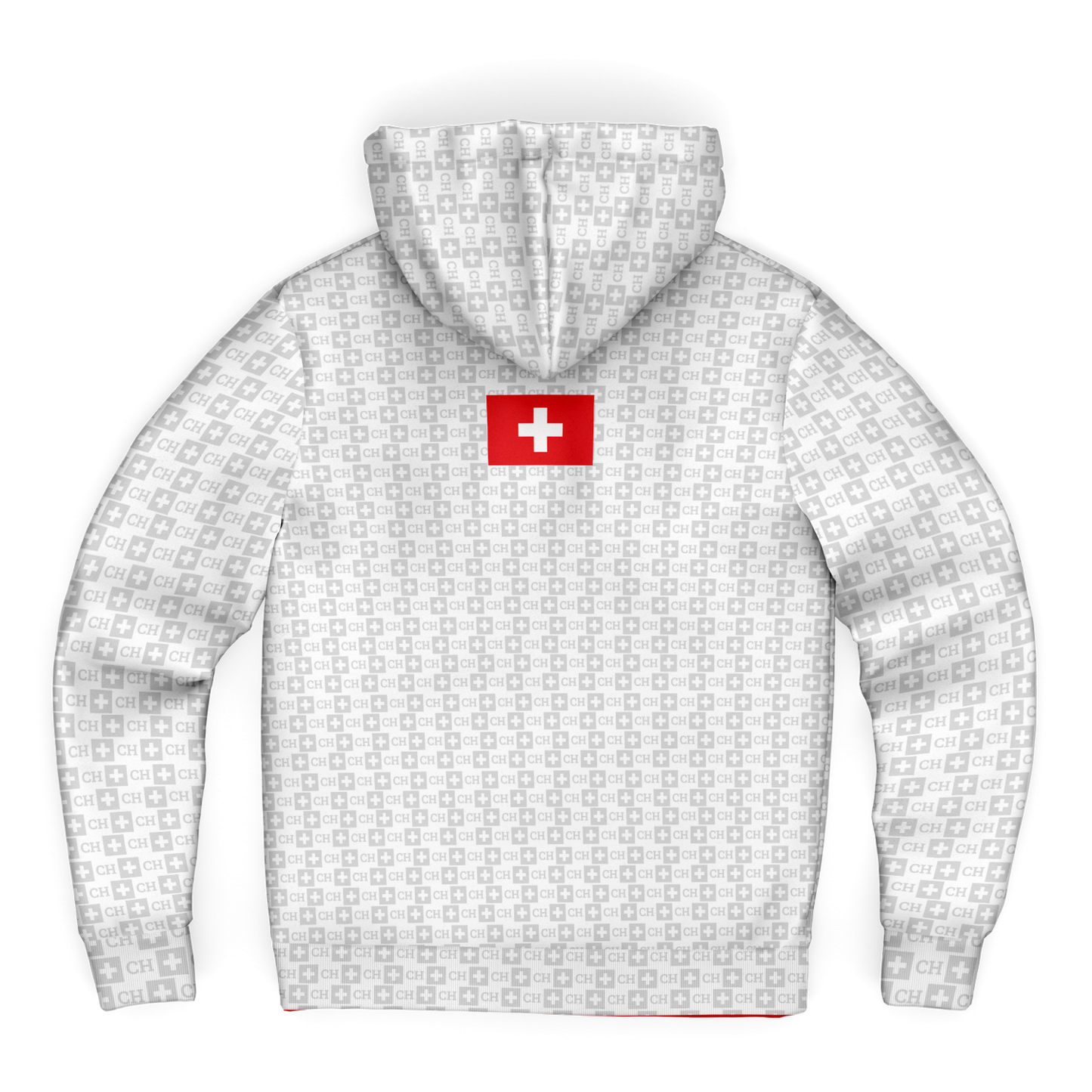 Deluxe Hoodie - Switzerland motif blanc