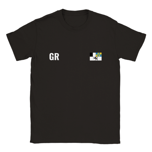 T-shirt Graubünden personnalisé Nom + N°