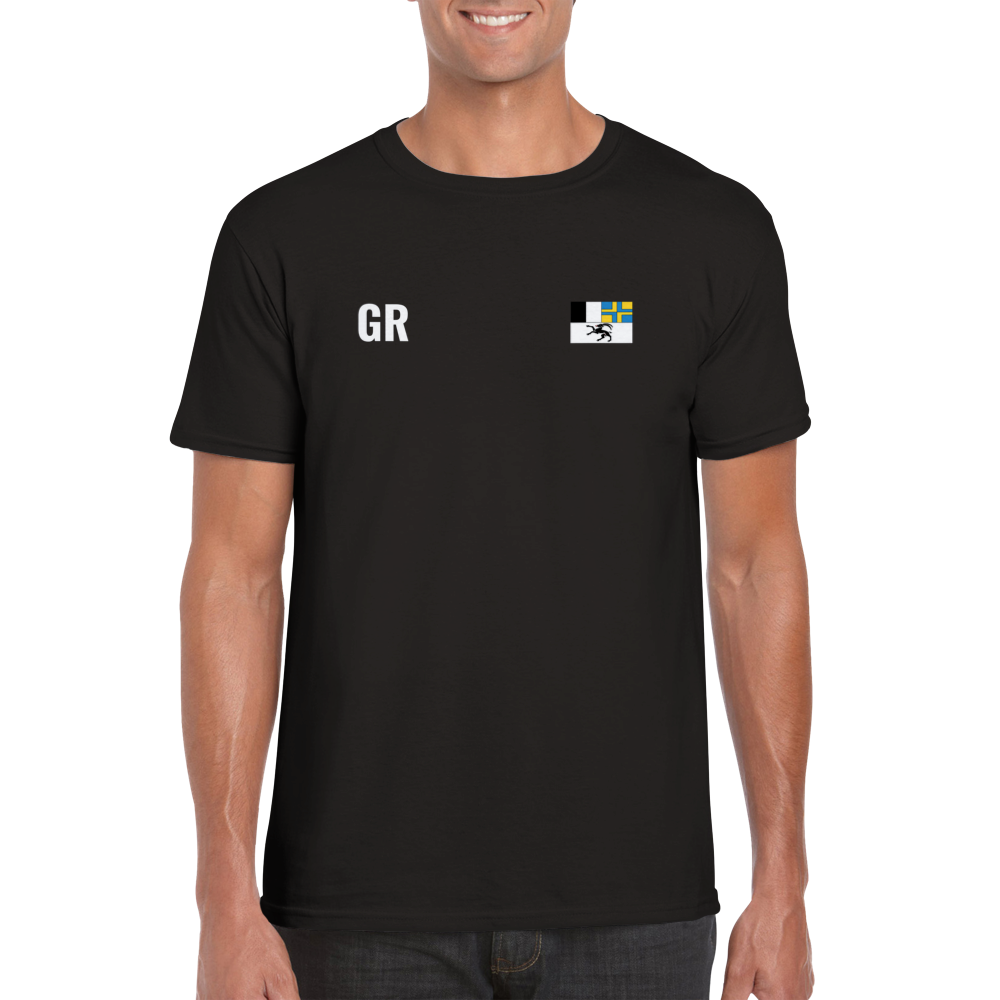T-shirt Graubünden personnalisé Nom + N°